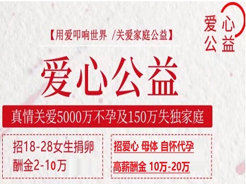 上林捐卵助孕生子 爱心志愿者招募